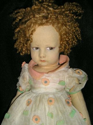 RARE EARLY LENCI GIRL Model 300 17 inches tall 4