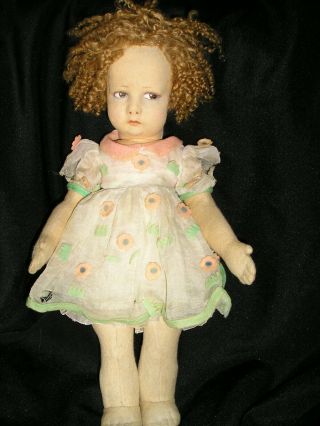RARE EARLY LENCI GIRL Model 300 17 inches tall 5