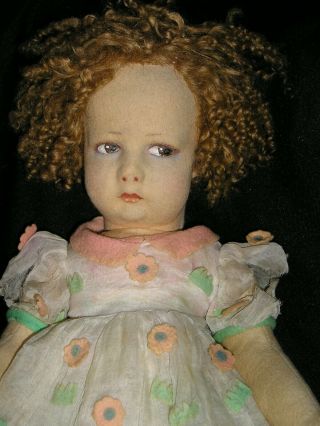 RARE EARLY LENCI GIRL Model 300 17 inches tall 6