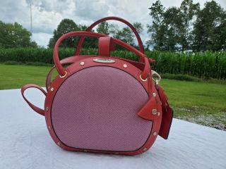 Samsonite Black Label Vintage Pink /Red Retro Luggage,  Train,  Beauty Case Bag 2