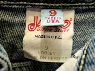 Vtg 90s 2k Women ' s Size 9 Jnco Loosey Girlie Stuff Jeans U.  S.  A.  SKATER PUNK RAVE 6