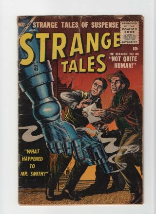 Strange Tales 49 Vintage Marvel Atlas Comic Pre - Hero Horror Silver Age 10c