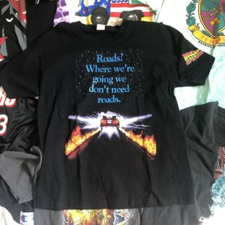 Vintage Single Stitch Back To The Future Universal Studios T Shirt Xl