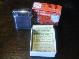 Vintage Beattie Jet Lighter With Instructions