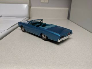 1967 MPC Pontiac GTO CONVERTIBLE TRUE Promo car XXX - RARE car/color 67 G.  M 5