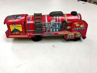 Rare Vintage Okyasu E.  O.  Tin Toy Train Engine Japan Exc.  Cond.  No Others On Ebay