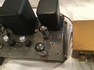 Vintage Heathkit Amplifier Model W - 4AM and PreAmp Model WA - P2 5