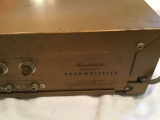 Vintage Heathkit Amplifier Model W - 4AM and PreAmp Model WA - P2 7