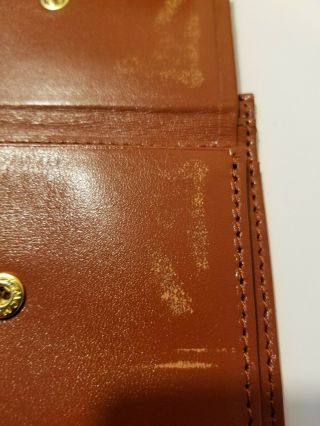 Authentic Vintage Made in Germany MCM Visetos Cognac Men ' s Wallet 6
