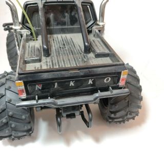 Vintage Nikko Thor Black Electric RC Crawler Truck 4