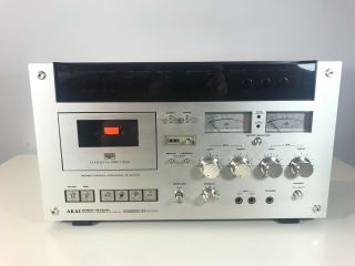 Vintage Akai Gxc - 570d Cassette Tape Deck/recorder Space Age Controls