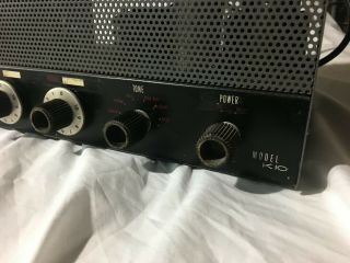 Vintage Bogen Model K - 10 Tube Amp - GREAT for Guitar Amplifier 2