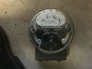 4 Vintage Sangamo Type HC Electric Watthour Meter 4