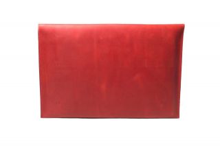 MacBook Laptop for Red Leather Sleeve/Cases/Covers Handmade Vintage 3
