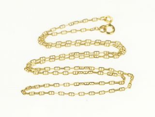 14k 1.  6mm Anchor Classic Link Fashion Chain Necklace 16 " Yellow Gold 31