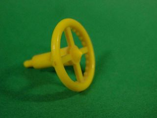 Vintage Bright Yellow Steering Wheel For Ideal Roy Rogers Nelly Belle Jeep