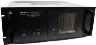 Nikko Alpha 450 2 - Channel 450w Vintage Stereo Rca Rack Dc Power Amplifier Japan
