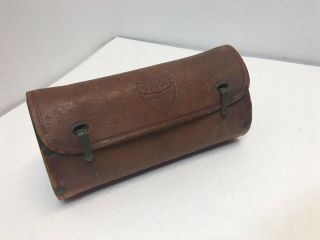 Persons Worcester Mass Usa Vintage Leather Motorcycle Bicycle Tool Bag