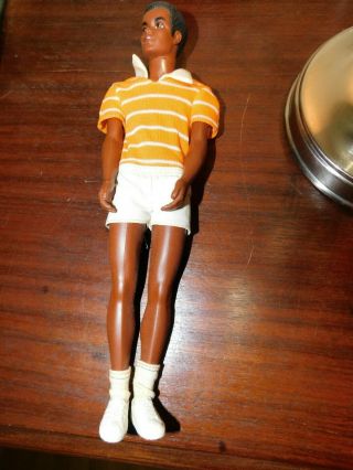 Vintage Moving Curtis Aa Black Doll Cara Boyfriend Barbie