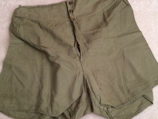 Unissued Ww2 U.  S.  Army Boxer Shorts Size 42