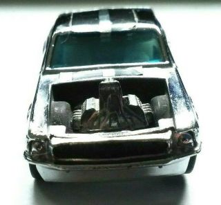 VINTAGE HOT WHEELS 1969 REDLINE CHROME MUSTANG BOSS HOSS - MADE IN HONG KONG 4