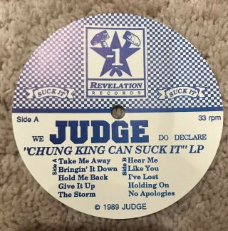 Judge Chung King Can Suck It Lp Record Labels 