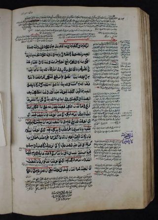 Antique Arabic Manuscript,  C400 Leaves,  Religious? 19th Century Large Folio 2