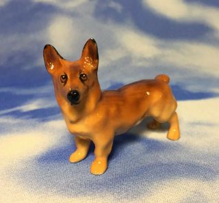 Htf Vintage Miniature Royal Doulton Welsh Corgi Puppy Dog Figurine K16