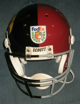 Vtg 2003 Orange Bowl Iowa Hawkeyes Vs Usc Trojans Football Display Schutt Helmet