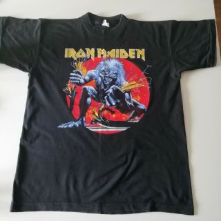 Iron Maiden: ‘a Real Live One’ 1993 Vintage Size Xl Tour T - Shirt
