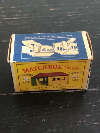 Vintage Matchbox Series Garage A Lesney Product Assortment No.  3 - 7