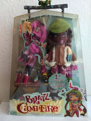 Bratz Girlz Girl Campfire Felicia Doll Extra Outfit Accessories Very Rare