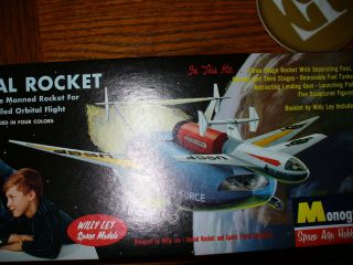 Rare Monogram 0nly 1st Issue Orbital Rocket Kit Ps46 - 149 Mnt Condtion 100 Com