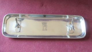 1893 Sterling Silver Snuffer Tray By Susannah Brasted,  London