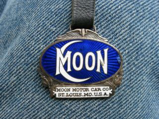 Rare Vintage Watch Fob Moon Motor Car Co.  St Louis Mo.  Robbins Co.