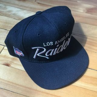Vintage Los Angeles Raiders Cap Hat Sports Specialties Eazy - E Nwa Black Nhl