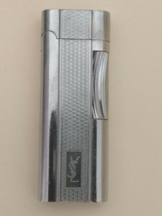 Vintage Authentic YSL Yves Saint Laurent Gas Cigarette Lighter 2