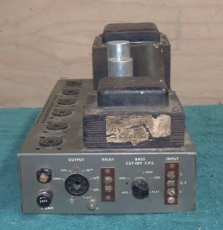Vintage Stromberg Carlson AP50 Mono Tube Amplifier 4