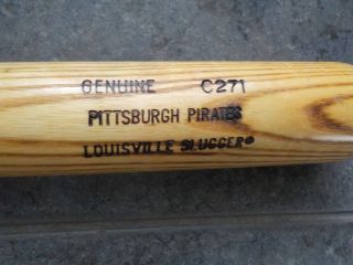 VINTAGE BASEBALL PITTSBURGH PIRATES 1990 ' S GAME BASEBALL BAT UNCRACKED 2