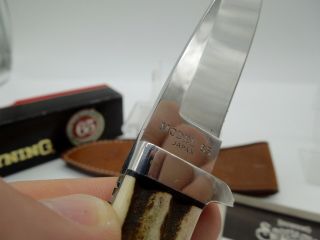 Vintage Rare 1989 Browning Model 65 Limited Edition Sambar Stag Hunter Knife 7