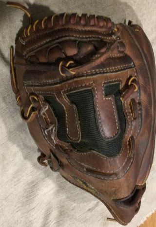 Wilson The A2006 Big W L/h Vintage Baseball Glove Relaced A2000 Shooting Star