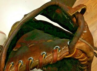 Wilson The A2006 Big W L/H Vintage Baseball Glove Relaced A2000 Shooting Star 8