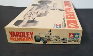 Vintage Tamiya YARDLEY MCLAREN M23 1/12 BIG SCALE SERIES F1 CAR Japan 3