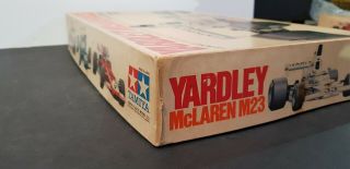 Vintage Tamiya YARDLEY MCLAREN M23 1/12 BIG SCALE SERIES F1 CAR Japan 6