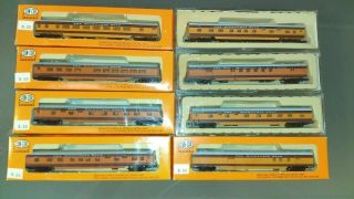 N Scale Con Cor Mlwk Rd.  Passenger Cars,  Vintage Exc To Cond.  Collectible