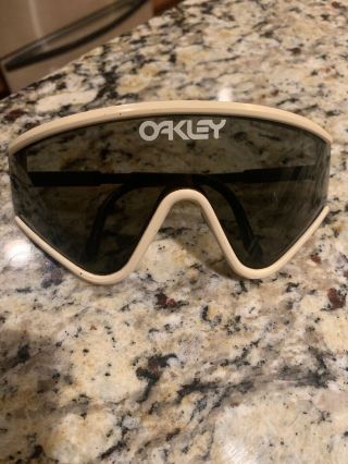 Vintage Oakley Factory Pilot Eyeshade Razor Blades Sunglasses