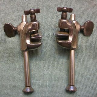 VINTAGE BASS DRUM SPURS (LUDWIG,  W&A) 2