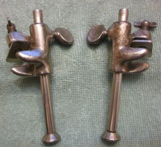 VINTAGE BASS DRUM SPURS (LUDWIG,  W&A) 3