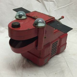Vintage Ko Tin Lithograph Robot Space Dog Made In Japan