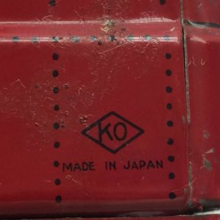 Vintage KO Tin Lithograph Robot Space Dog Made In Japan 4